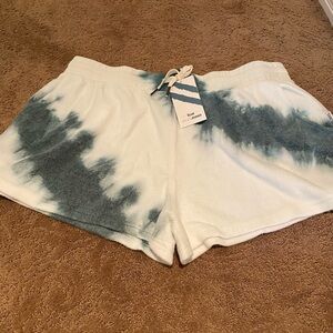 Women's Butter Soft Tie-Dye Shorts XXL New  by Feat Draw String Pockets